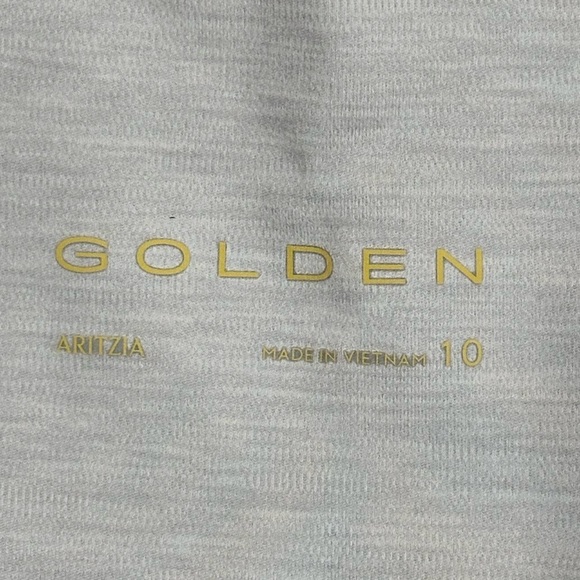 ARITZIA BUTTER Cheeky Hi-Rise Legging EUC Heather Chrome Gray Sz 10 - Picture 6 of 9